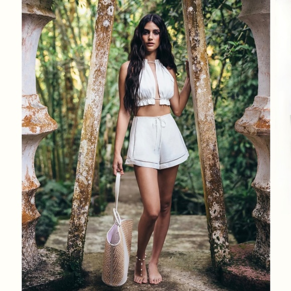 Cult Gaia Off-White Orly Top Size M - Picture 5 of 11